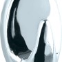 Wenko Liliput Haken, 3er Set, Chrom, oval, zur Wandmontage für Handtücher und mehr.