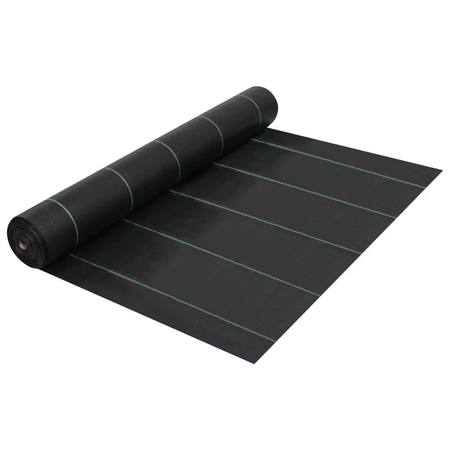 vidaXL Unkrautfolie Schwarz 1x25 m PP 313060