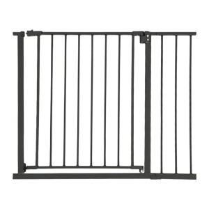 Relaxdays Treppenschutzgitter Eisen Kunststoff Schwarz Klemmbar 95 bis 100 cm 3,7 kg