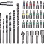 Einhell Bit- und Bohrerbox, 39-teilig, mit Bits, HSS-Bohrern, Holzbohrern, Steinbohrern und Steckschlüsseln.