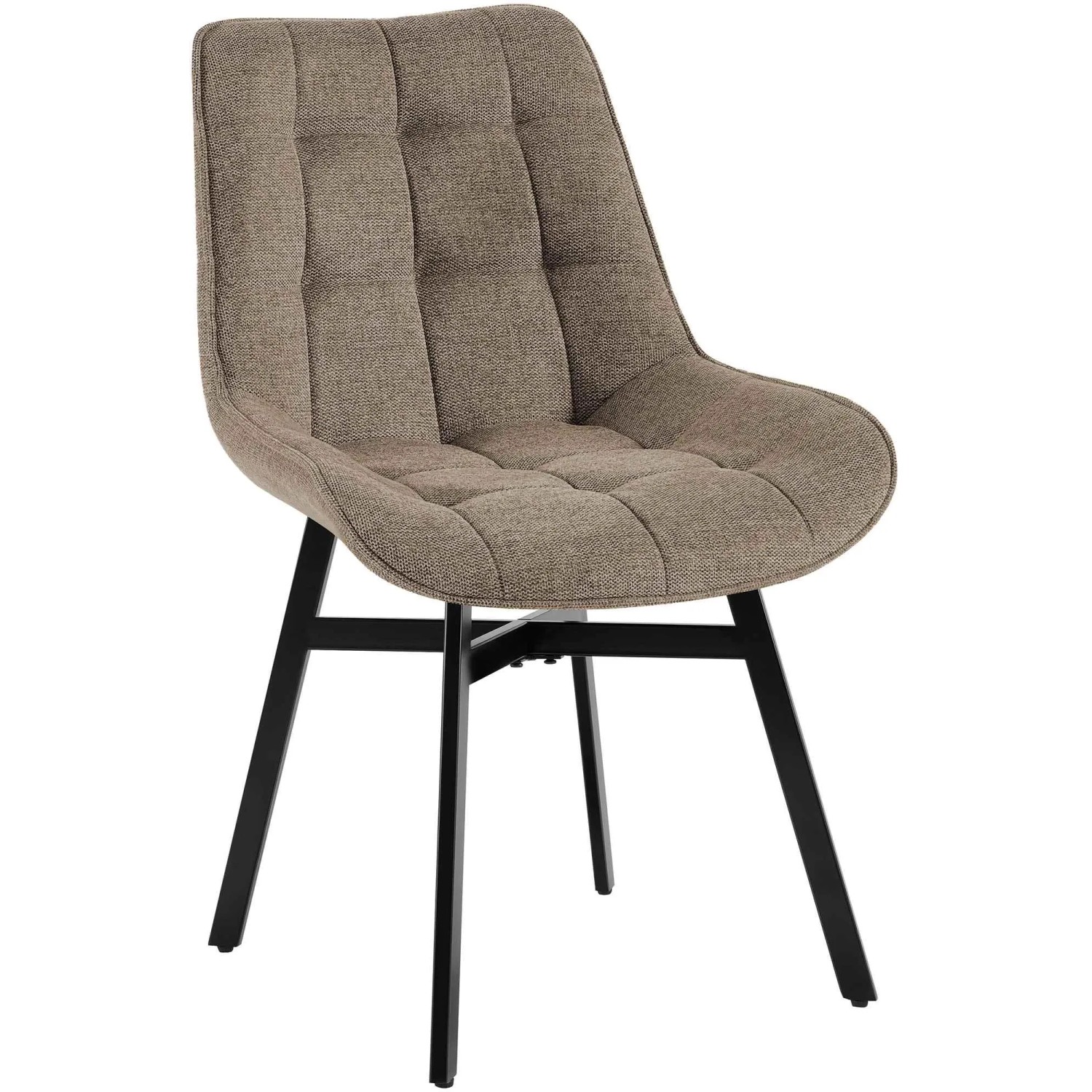 CLP Esszimmerstuhl Colby taupe/Stoff