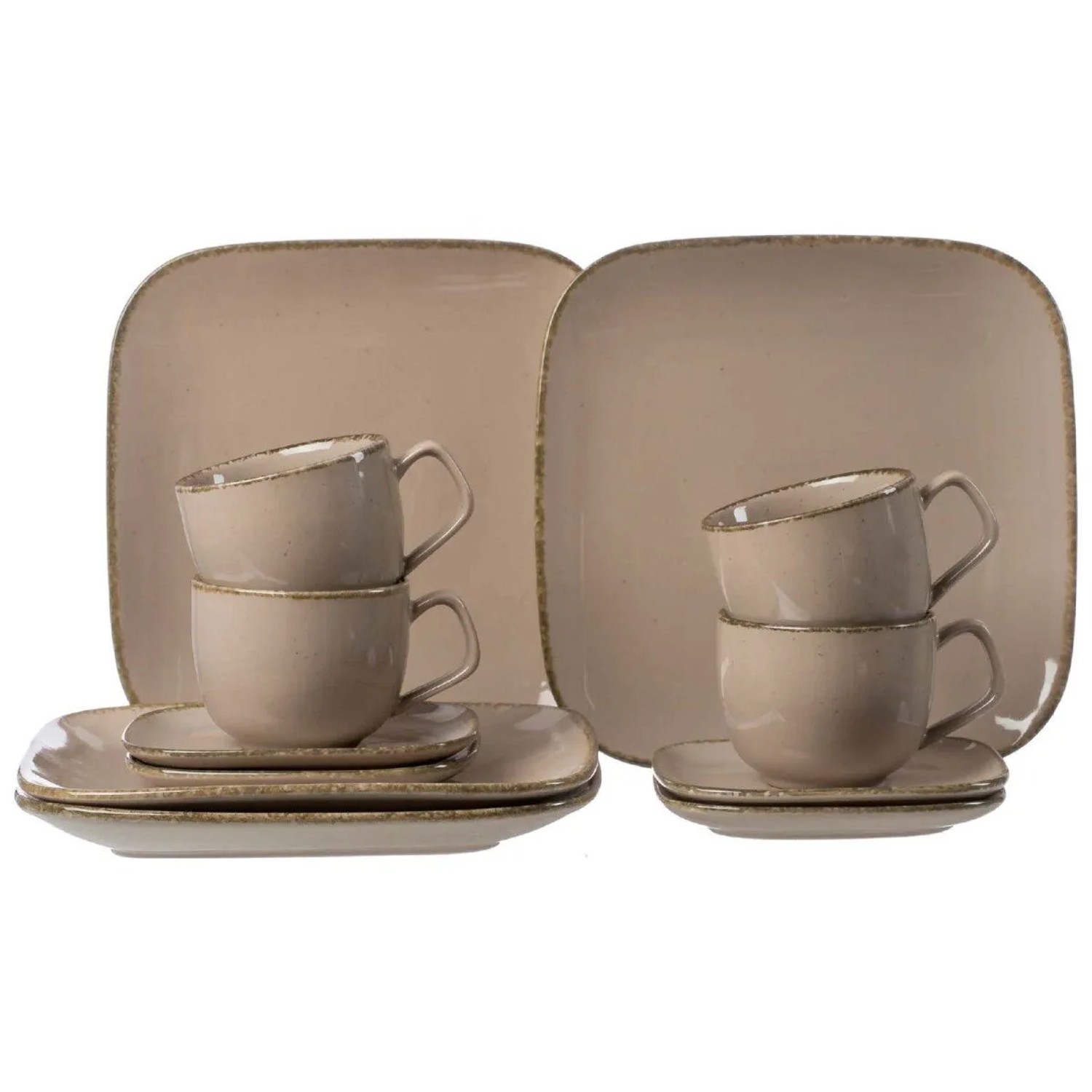 Ritzenhoff & Breker Casa Kaffeeservice 12-teilig Nougat