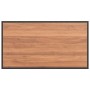 Tischplatte der vidaXL Garten Essgruppe, 2-tlg, Taupe, Stahl, Akazienholz