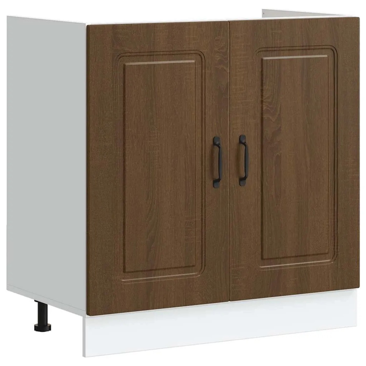 vidaXL Spülenunterschrank Kalmar Braun Eichen-Optik 80x46x81,5 cm 853454 günstig online kaufen