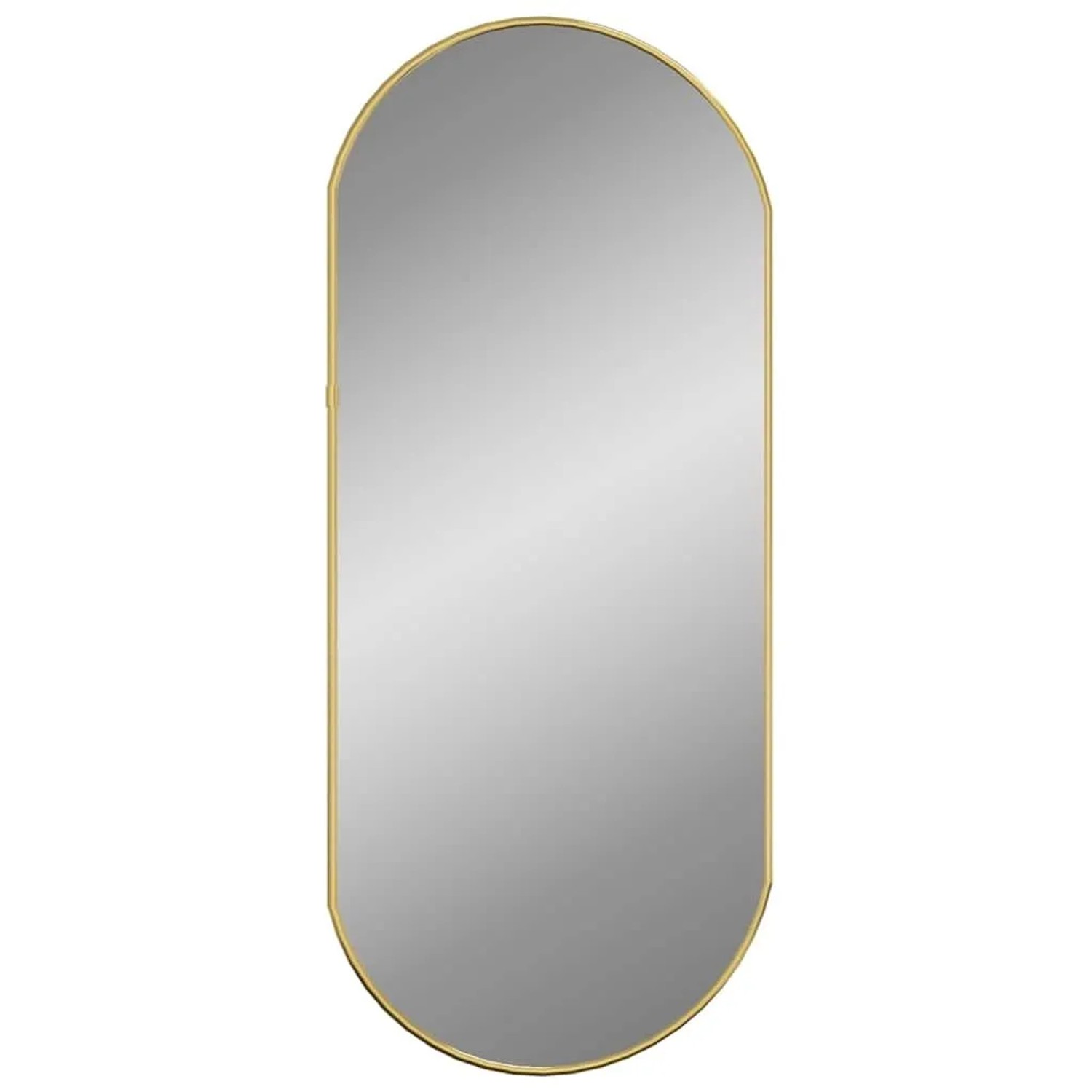 vidaXL Wandspiegel Golden 70x30 cm Oval 348198 günstig online kaufen
