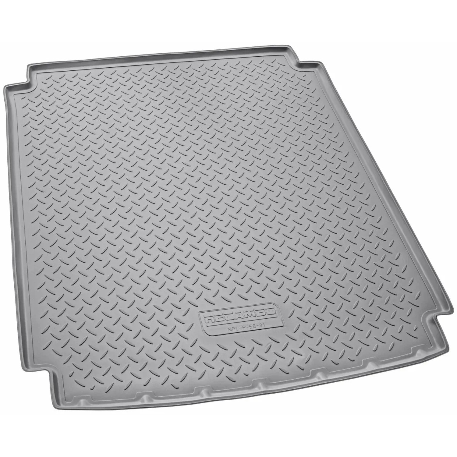 Image of Gummi Kofferraumwanne für Mercedes GL-Klasse, X164, 5 Sitze 2006-2012 GRAU