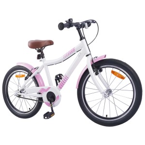 vidaXL Kinderfahrrad 24 Zoll für 8-12 Jahre Alt Hellrosa 42009563