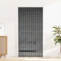 vidaXL Insekten-Türvorhang Dunkelgrau 100x200 cm Bambus 4017449_2