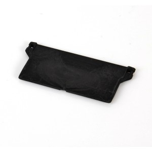 Schwarze Avosdim Beschwerungsplatte für 127 mm Lamellenvorhänge, 20er-Set.