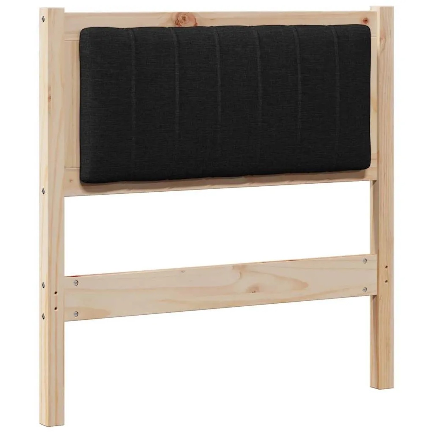 vidaXL Gepolstertes Kopfteil Braun 75 cm Massives Kiefernholz 879096