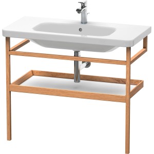 Duravit Handtuchhalter mit Ablage, 94 cm, DuraStyle, Basalt matt/Eiche massiv. Badmöbel-Zubehör.