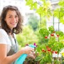 Relaxdays Rankhilfe Tomaten 2er Set Kunststoff Höhenverstellbar 76 cm 140 g_5