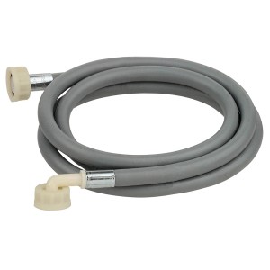 Grauer Kirchhoff Zulaufschlauch, 3 m, für Wasch- und Spülmaschinen mit 3/4 Zoll Anschlüssen.