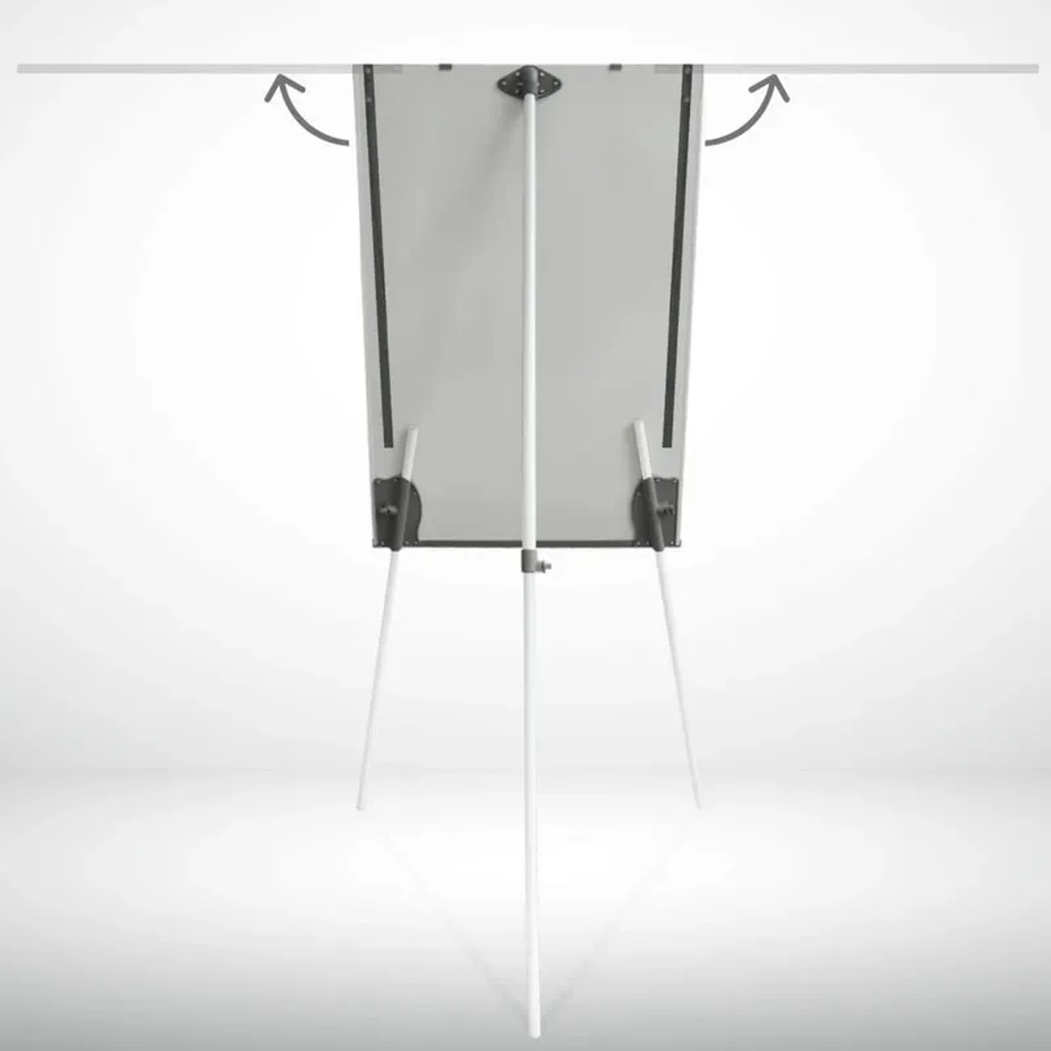 KARAT Flipchart Coyote PRO, klappbar mit Dreibein Stativ und Seitenarmen, für Büro und Präsentation.
