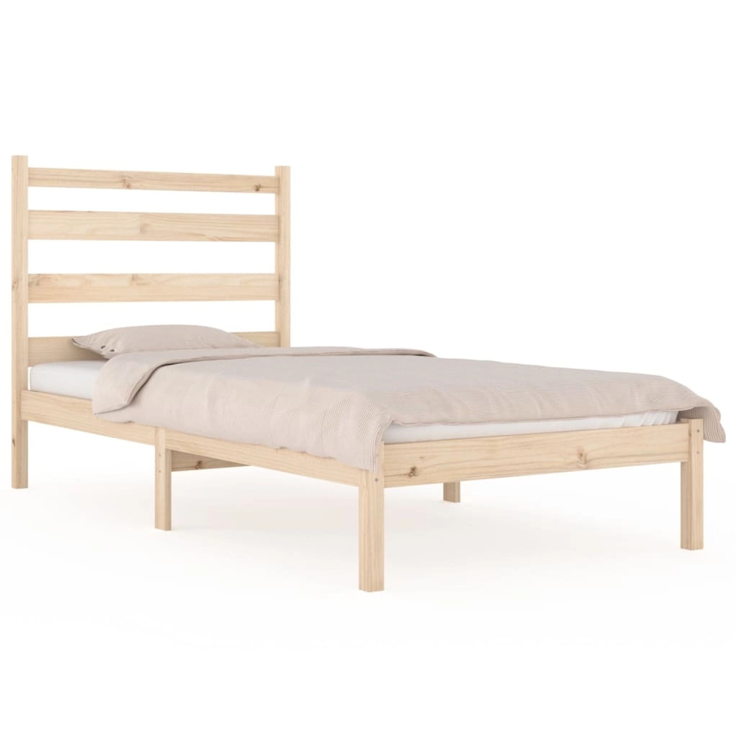 vidaXL Bett Massivholzbett Kiefer 90x200 cm günstig online kaufen