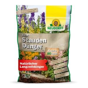 Neudorff Azet Stauden-Dünger 1,75kg: Organischer Dünger für farbenfrohe Blüten im Garten.