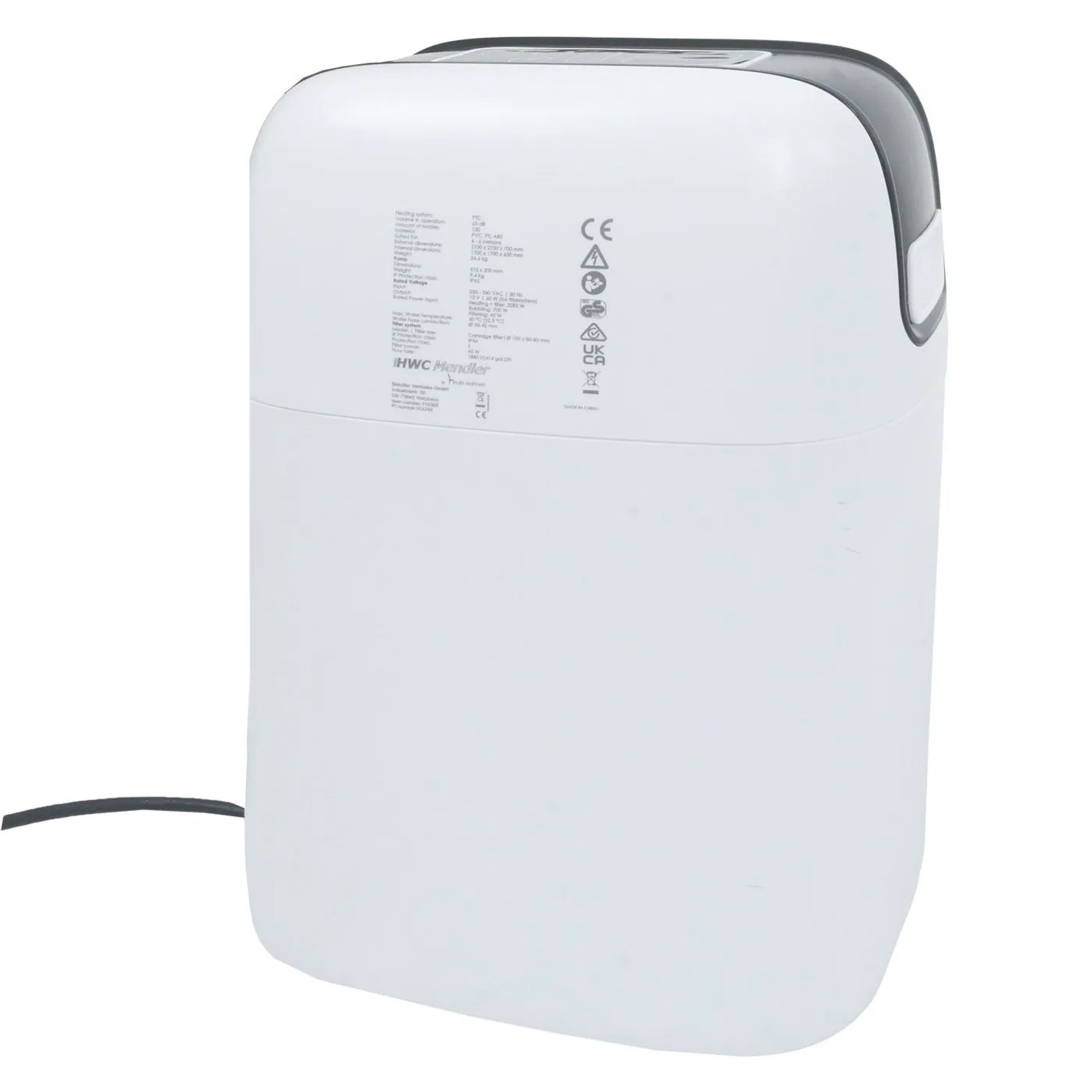 MCW Pumpe für Whirlpool N97 mit Heizfunktion, 52x35x23cm, Zubehör