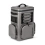 Petromax Kühlrucksack, 7 l, Grau. Isoliert, mit Tragegriff, Seitentaschen und Spanngummis.