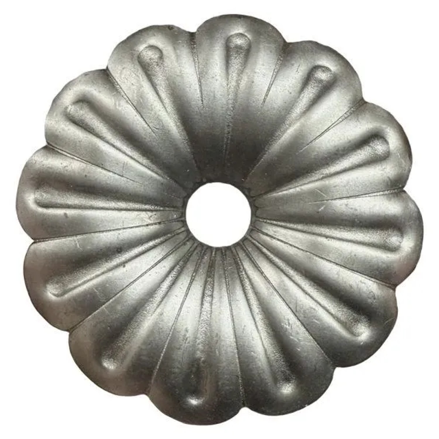 FeNau Rosette Zierteil 95x2 mm Mit Lochung Ø 15 mm Stahl Roh S235JR