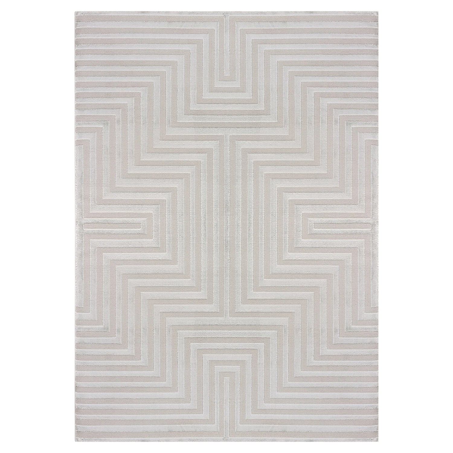 Ayyildiz Kurzflorteppich Sahara 1111 Silber 140 cm x 200 cm
