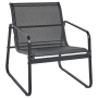 Schwarzer Lounge Sessel BARREA aus Stahl, Teil des Beliani Lounge Sets.