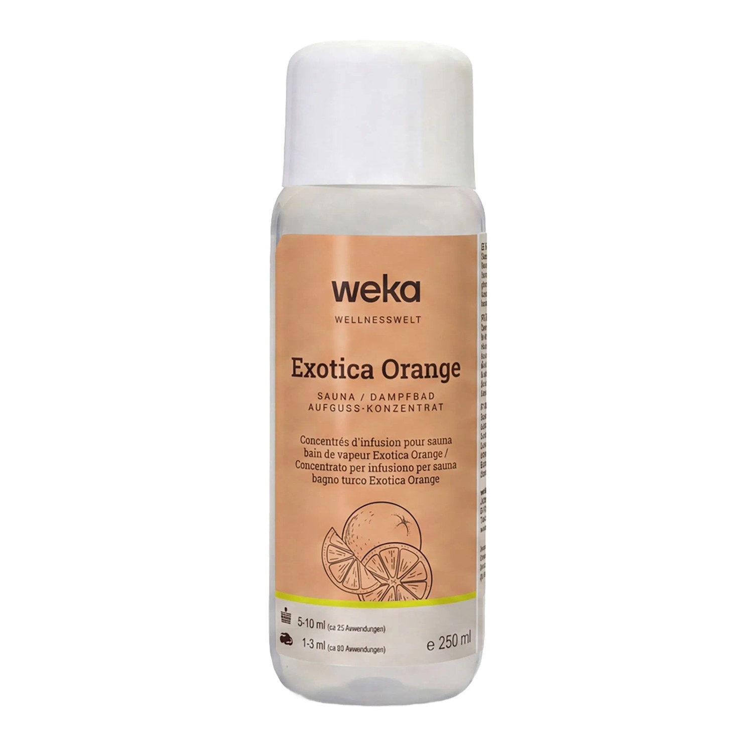 WekaPur Sauna-/Dampfbadduft Exotica Orange