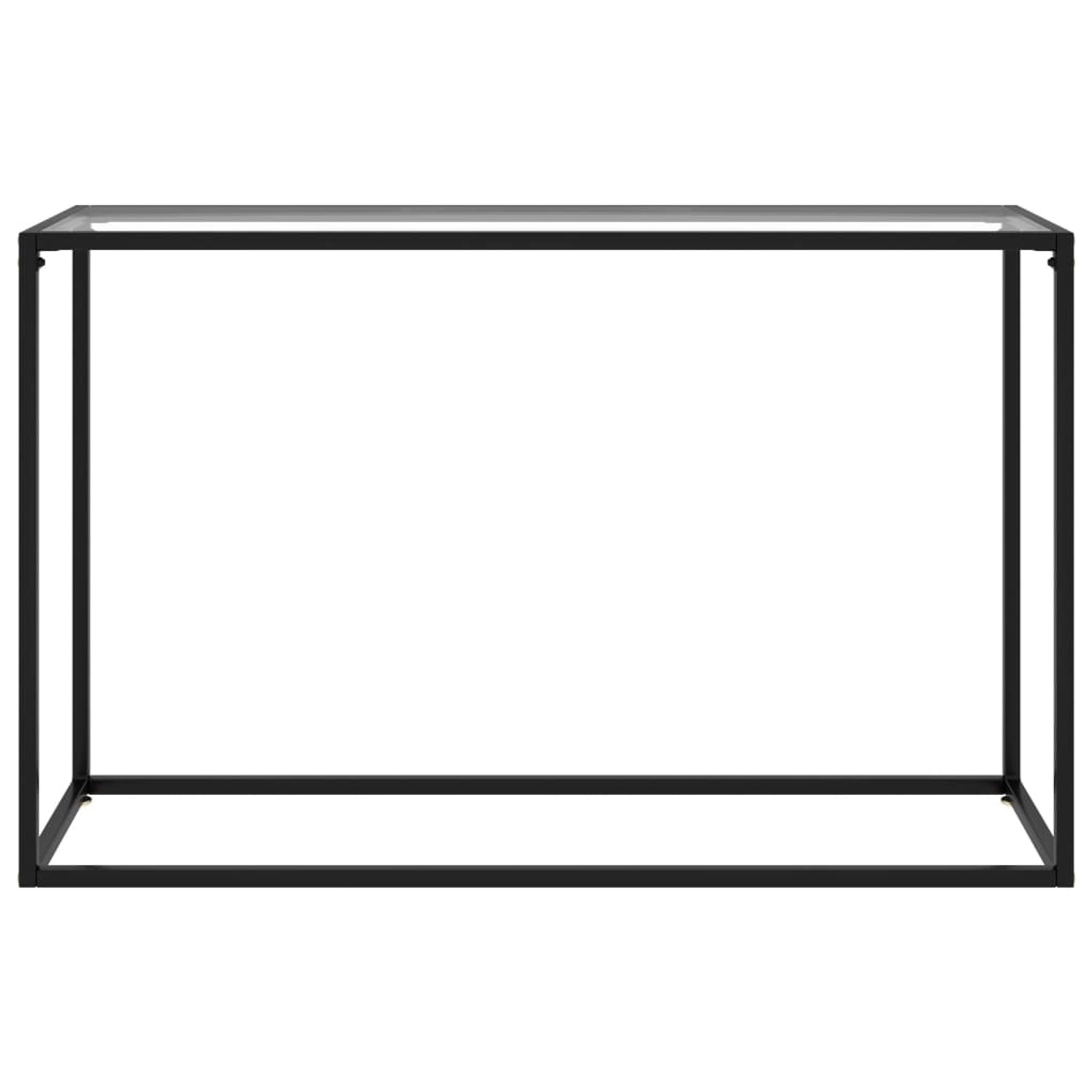 vidaXL Konsolentisch Transparent 120x35x75 cm Hartglas Modell 1 günstig online kaufen