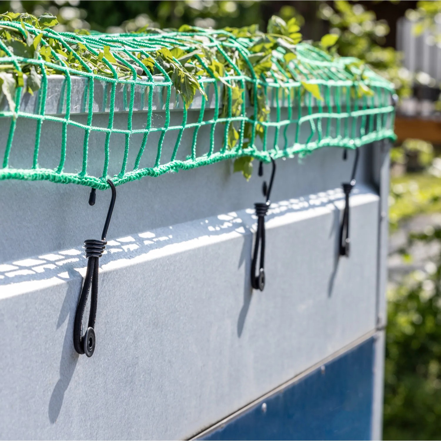 Windhager Planen-Expander, 6er-Set, 15 cm, schwarz, zur Befestigung von Planen und Netzen im Garten.