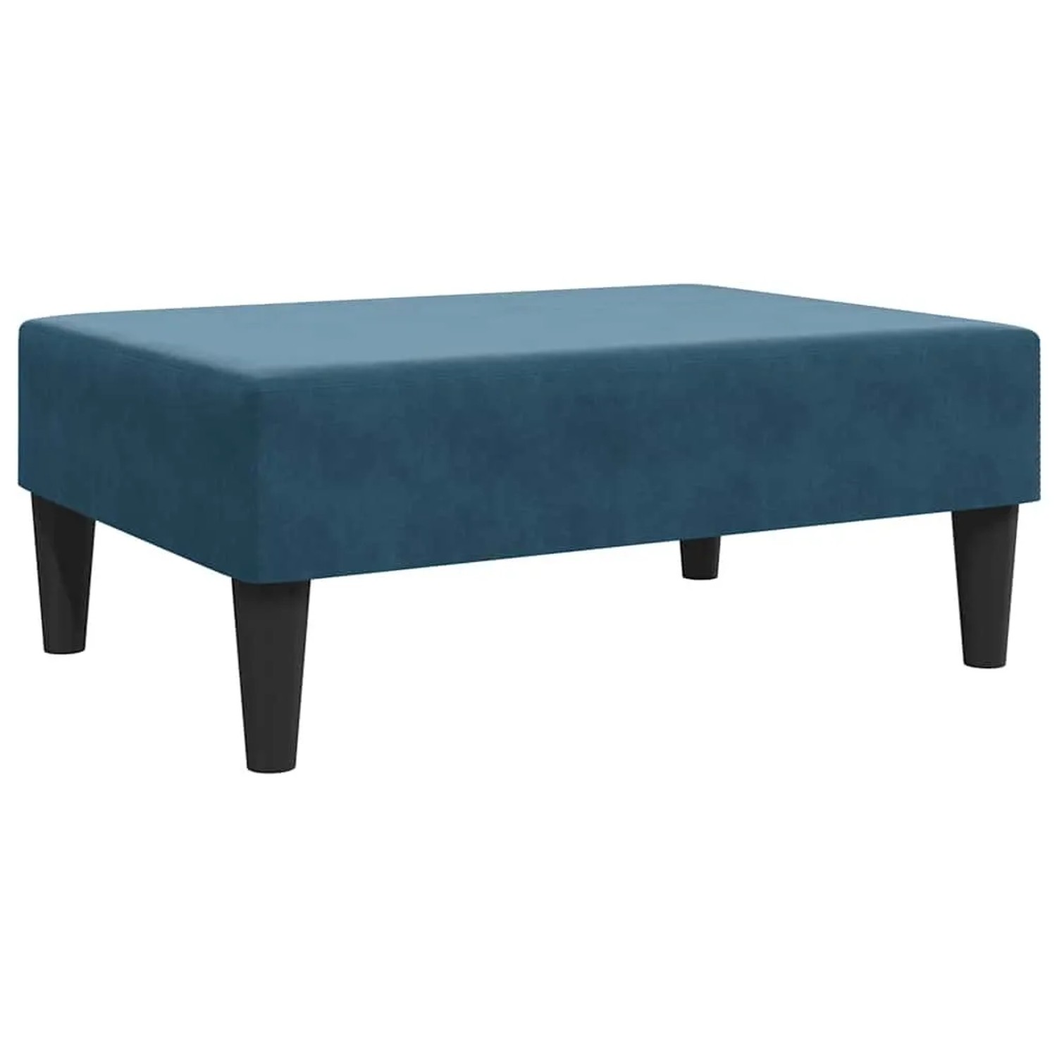 vidaXL Fußhocker Blau 77x55x31 cm Samt 379556