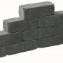 Diephaus Mauerstein Collo Basalt, gestapelt. Mauersteine für filigrane Mauern und Einfassungen.