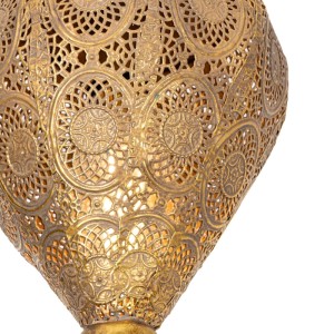 QAZQA Orientalische Deckenleuchte Gold 19 cm Mowgli
