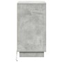 vidaXL Nachttisch mit Beton Grau 39 x 34,5 x 65 cm Holzwerkstoff 869629_7