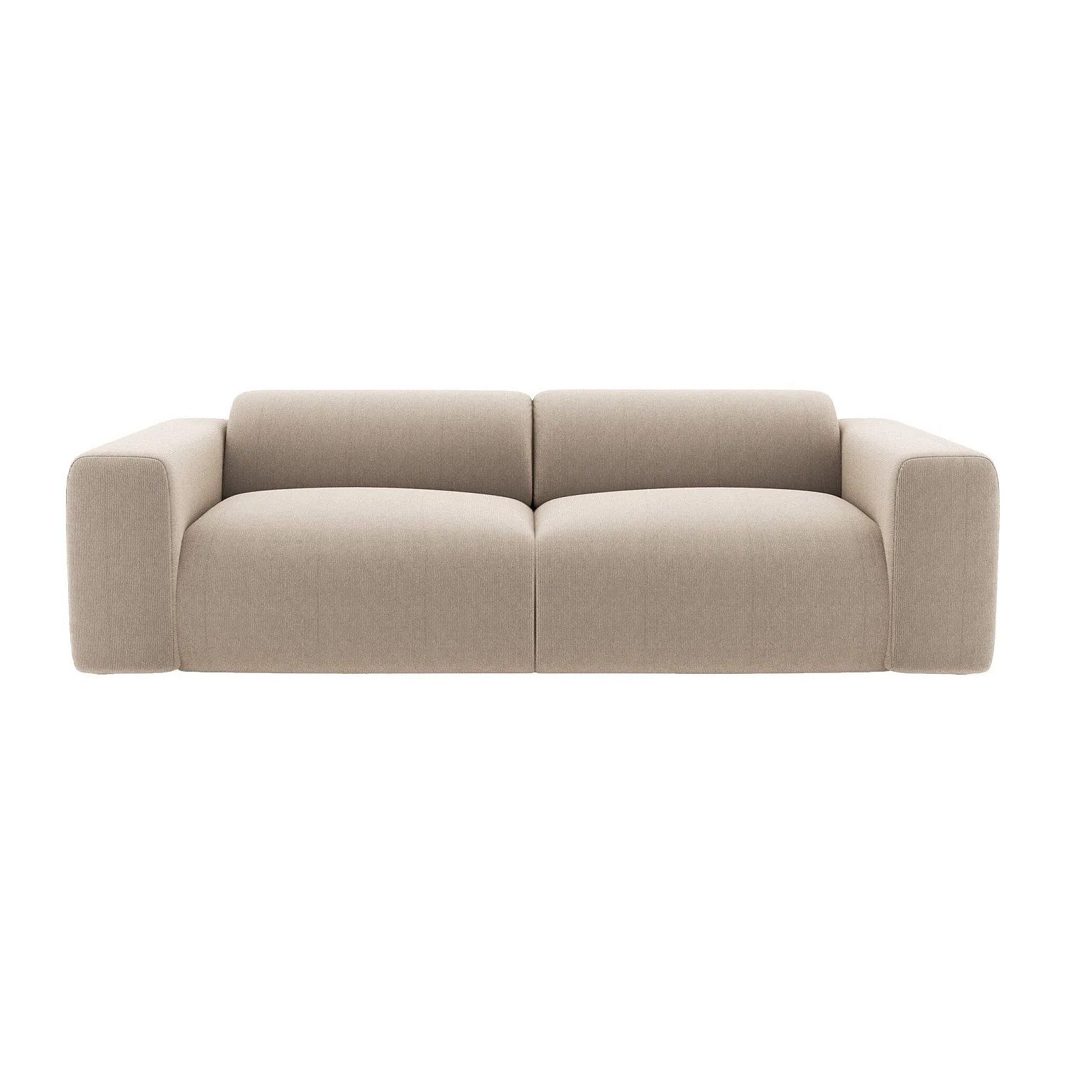 Vente-unique Sofa Ohne Schlafmöglichkeit Pogni Beige 245 cm