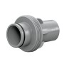 Grauer Anschlussadapter für Bestway Flowclear Sandfilteranlage.
