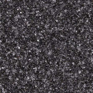 Terralith Buntsteinputz Mosaikputz 1mm Schwarz: Nahaufnahme der Struktur.