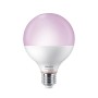 Philips Smart LED-Leuchtmittel E27 Globe, farbiges Licht. Smarte Lampe für stimmungsvolle Beleuchtung.