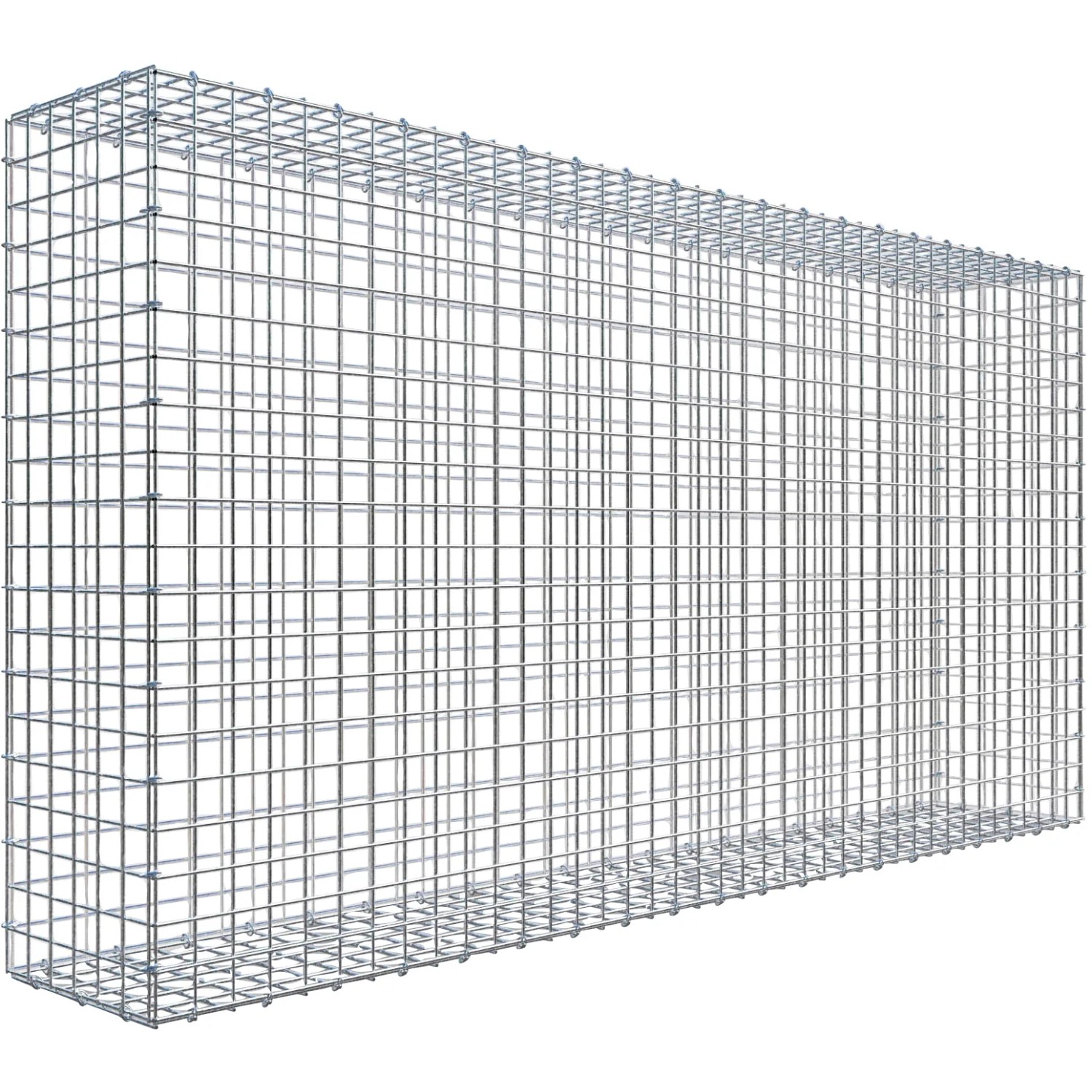 Gabiona C-Ring-Gabione 100 x 200 x 30 cm Maschenw 5 x 5 cm