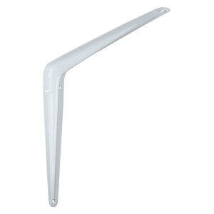 Weiße OBI Konsole Eris, 250x300 mm, für Regalböden und individuelle Wandgestaltung.