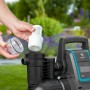 Gardena smart Haus- und Gartenautomat 5000-5: Filter wird eingesetzt. Elektro-Pumpe für smarte Bewässerung.