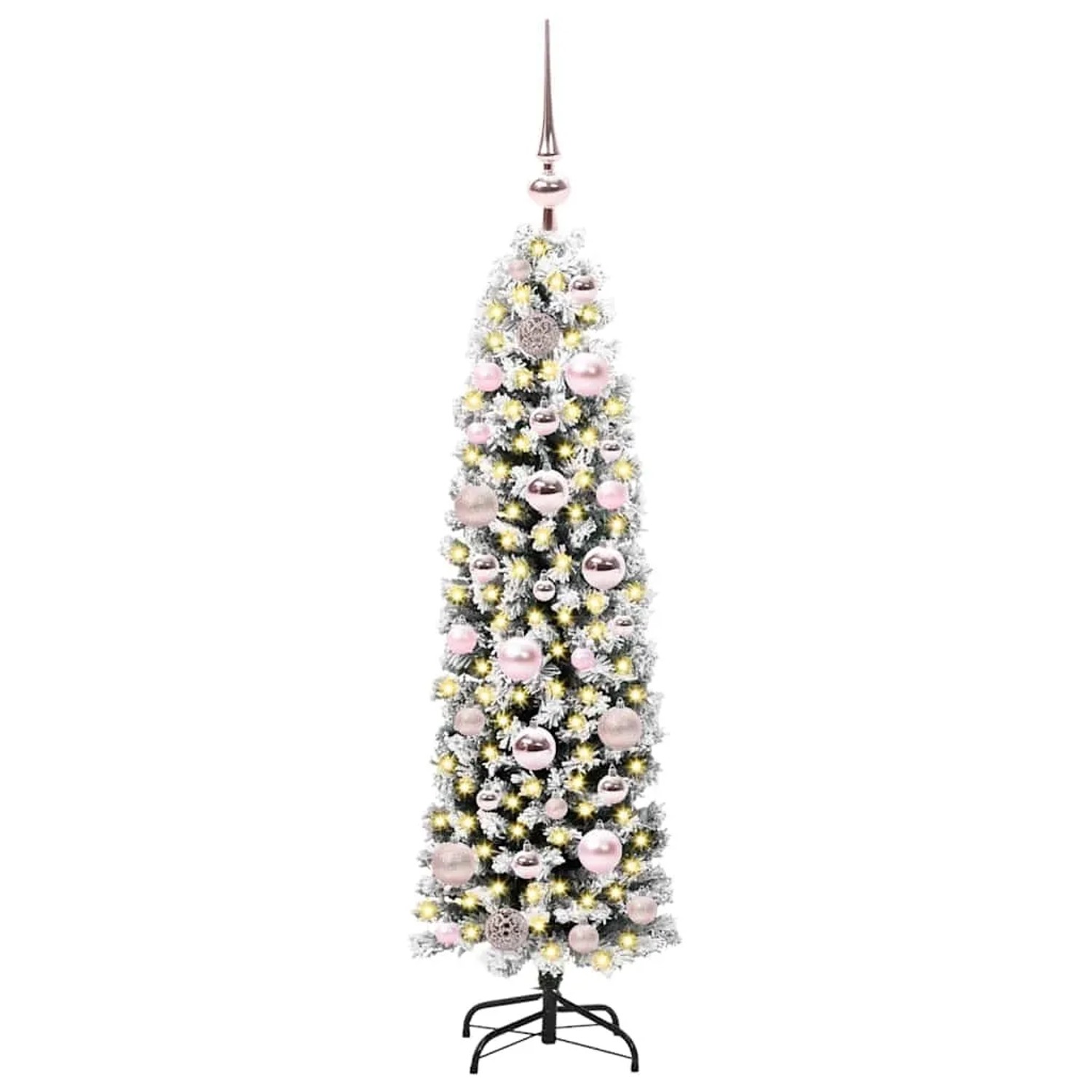 vidaXL Künstlicher Weihnachtsbaum mit 150 LEDs mit Ständer Grün 120 cm 3394998