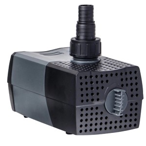Heissner Aqua Stark Eco Teichpumpe, 3400 l/h, für Teiche, Wasserspiele und Bachläufe.
