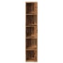 vidaXL Eckregal Altholz-Optik 33x33x165 cm Holzwerkstoff 856724_5