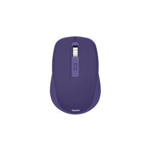 Blaue Hama Multi-Device-Maus WM-450, kabellos mit 7 Tasten für Computer & Multimedia.