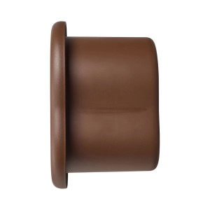 Elho Vogelfutterhaus Organic, 25 cm, braun-weiß. Vogelhaus für den Garten oder Balkon.