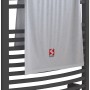 Schulte Design-Heizkörper Europa, 331 W, Anthrazit mit Handtuch