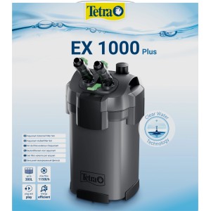 Tetra EX 1000 Plus Außenfilter-Komplettset für Aquarien bis 300L. Leistungsstark und leise.