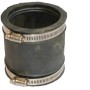 Marley HT-Rohrverbinder-Kupplung DN 32-40 aus Gummi mit Edelstahl-Spannverbinder.