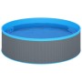 vidaXL Planschbecken mit Einhängeskimmer und Pumpe 350x90 cm Grau 3070801