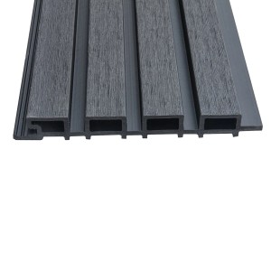 WPC Fassadenverkleidung DUVAR, 20 m², Anthrazit, Detailansicht.