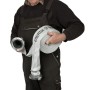 EBERTH Feuerwehrschlauch 3 Zoll, 20m Flachschlauch mit Storz-Kupplung, aufgerollt.